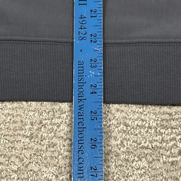 Indyeva Sweatshirt Womens Medium Pullover Fleece Lined Athletic Stretch Gray - Picture 9 of 9
